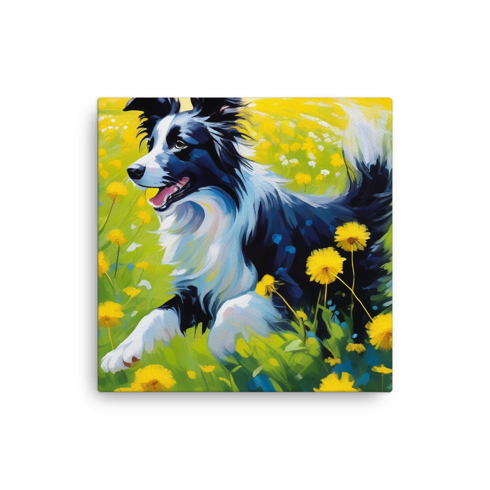 PugMug Custom Border Collie Canvas