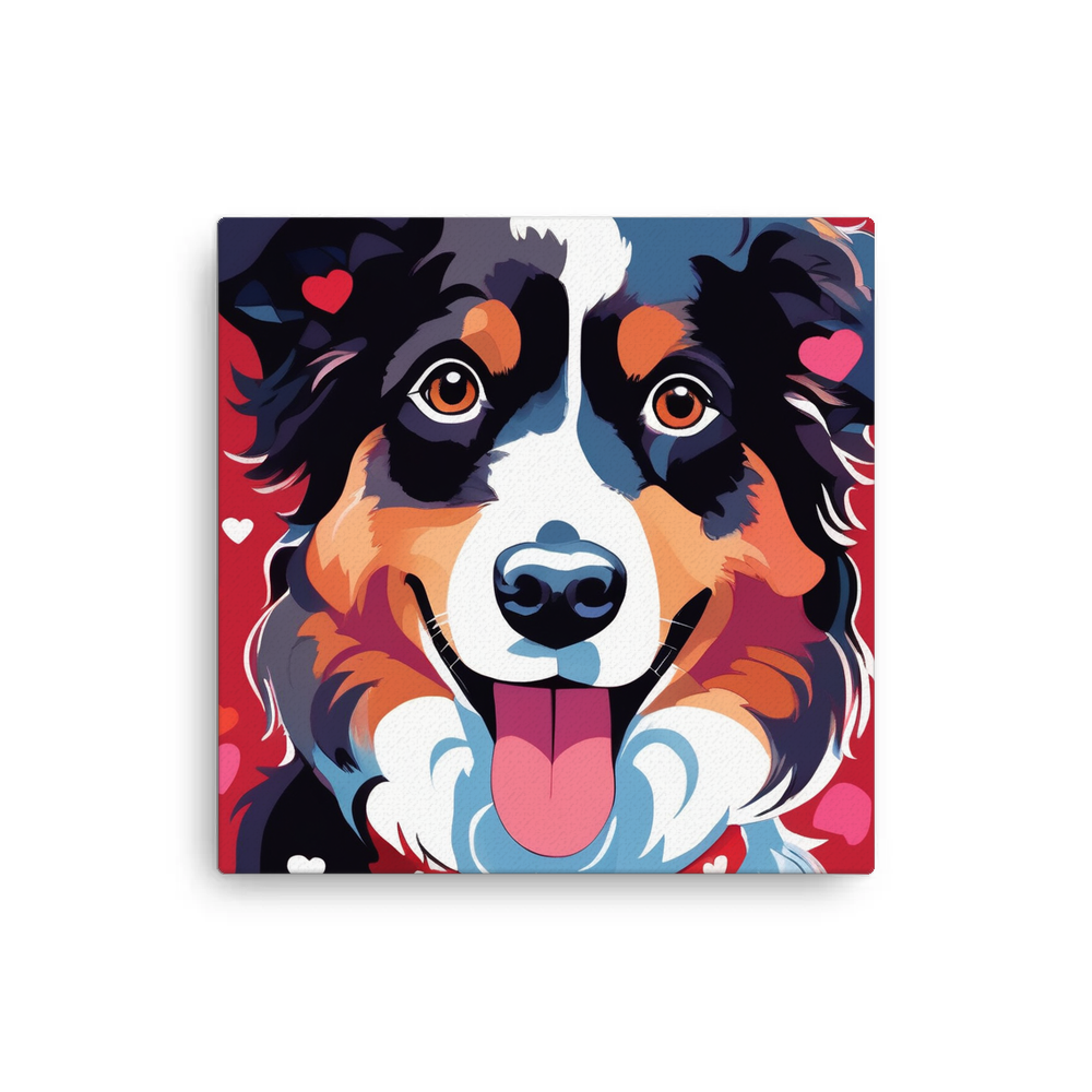 PugMug Custom Miniature American Shepherd Canvas