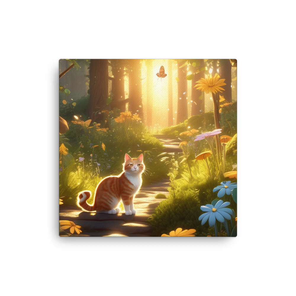 PugMug Custom Tabby Companion Cat Canvas