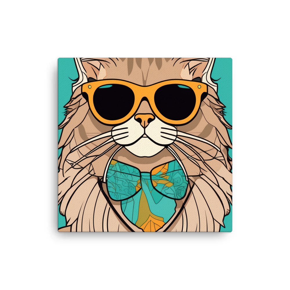 PugMug Custom Tabby Persian Cat Canvas