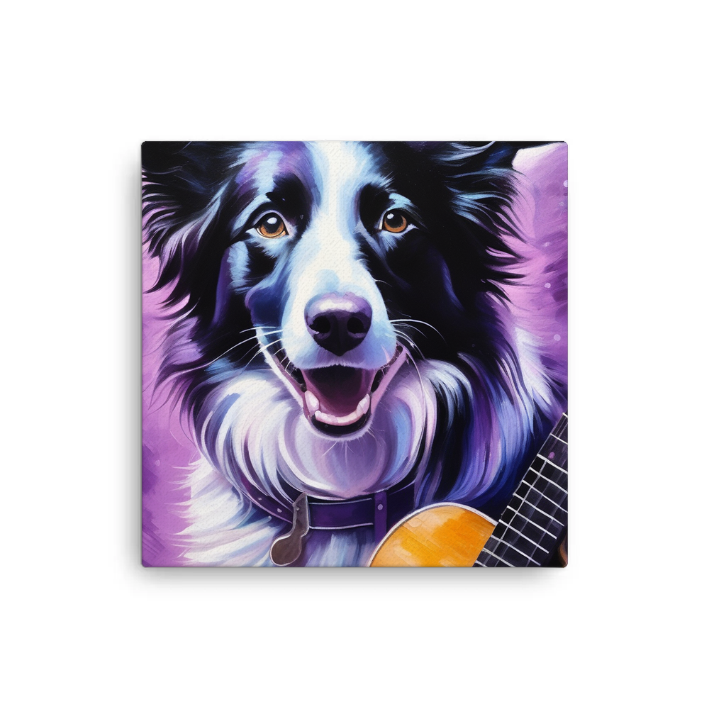 PugMug Custom Border Collie Canvas