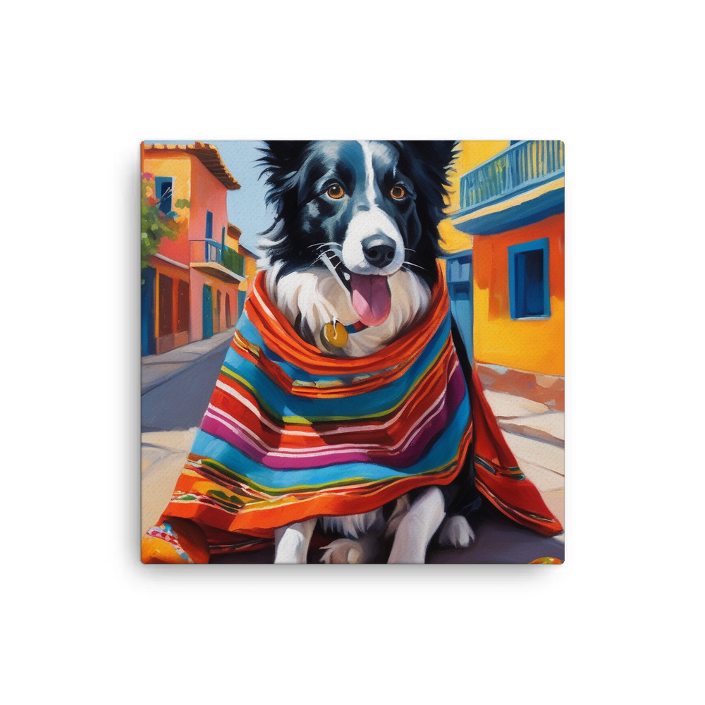 PugMug Custom Border Collie Canvas