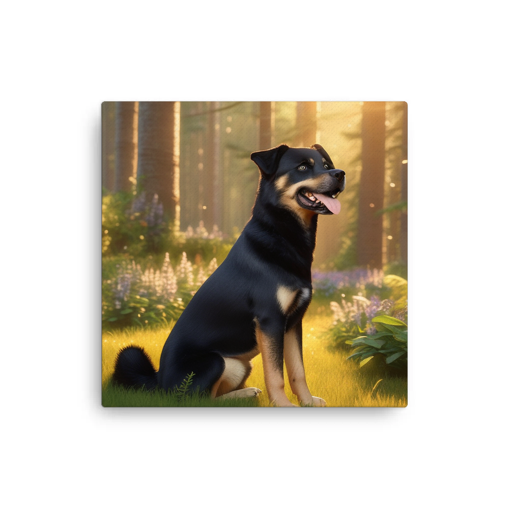 PugMug Custom Blue Canvas