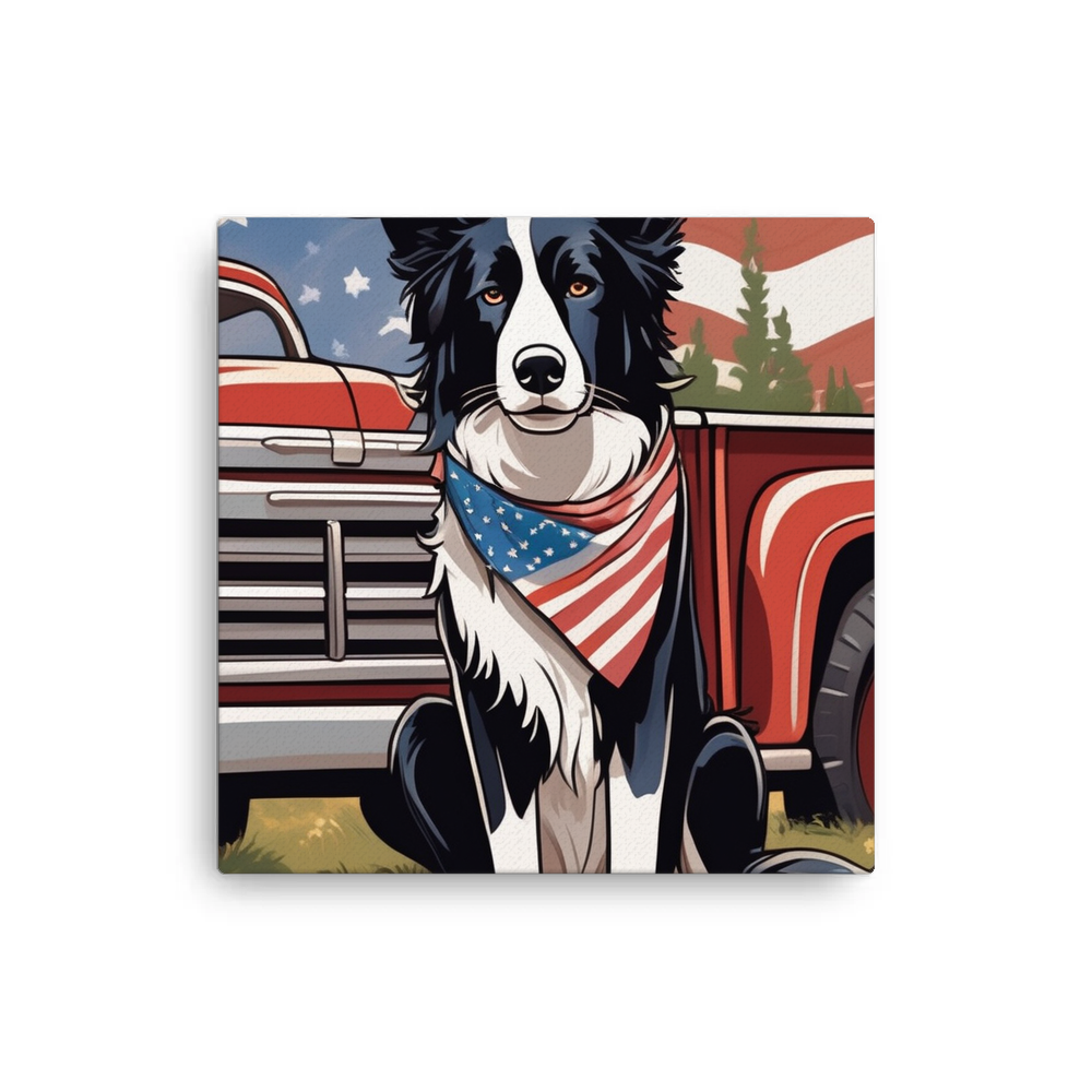 PugMug Custom Border Collie Canvas