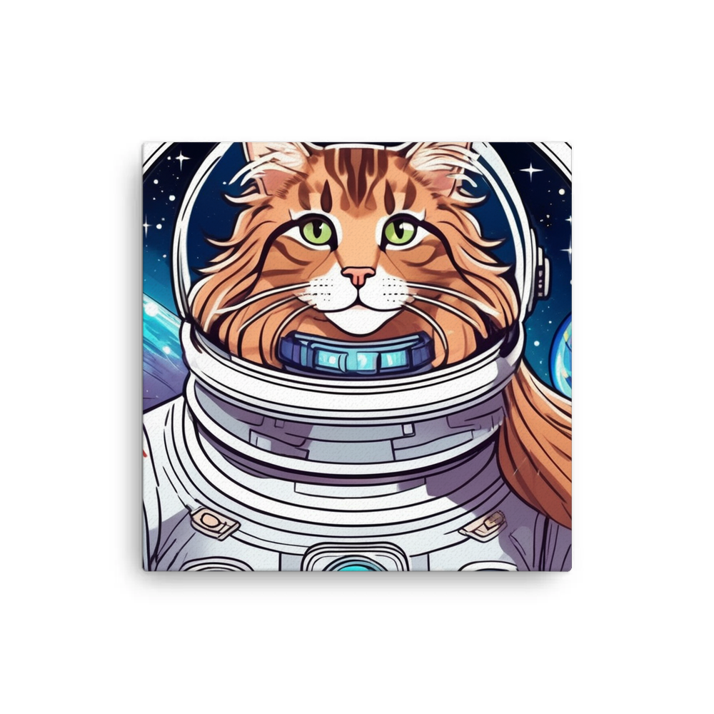 PugMug Custom Tabby Maine Coon Cat Canvas