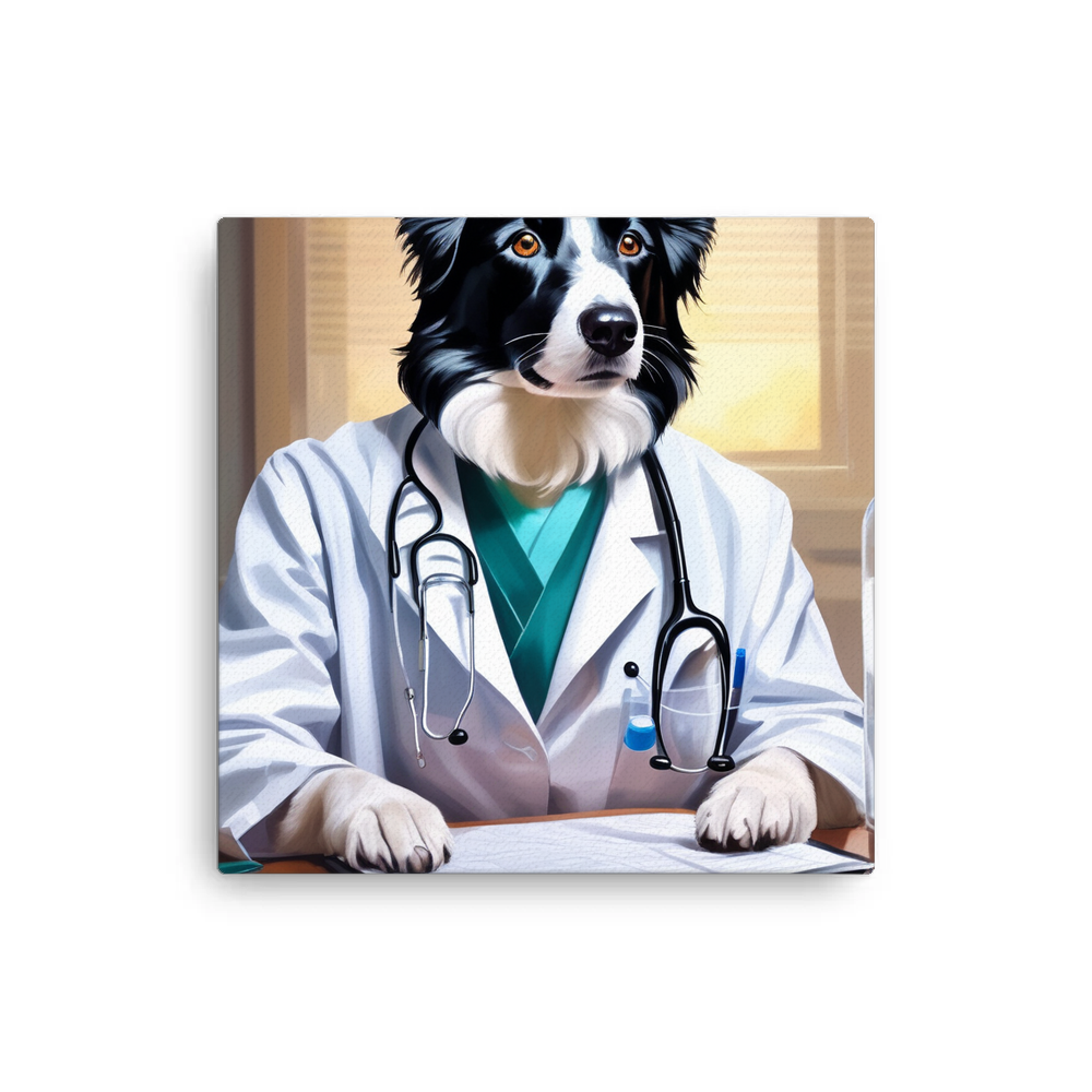 PugMug Custom Border Collie Canvas