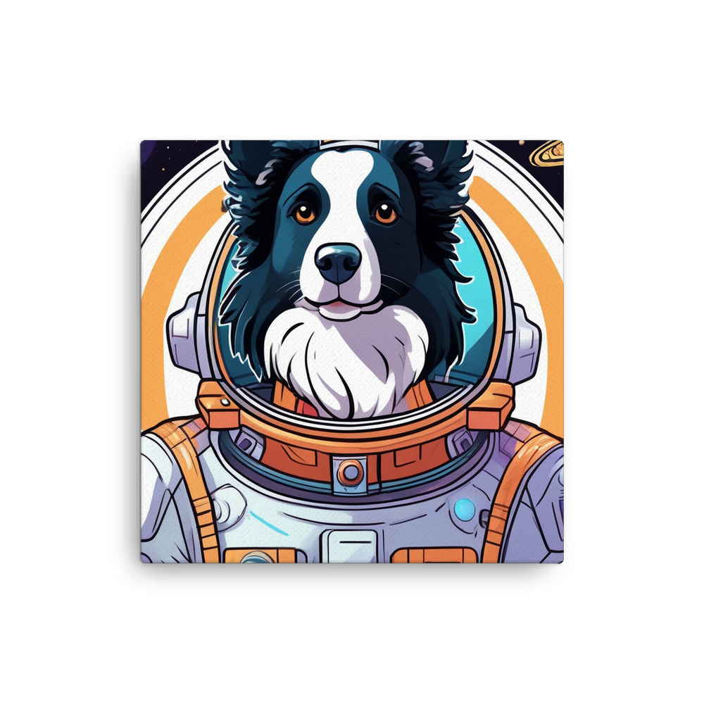 PugMug Custom Border Collie Canvas