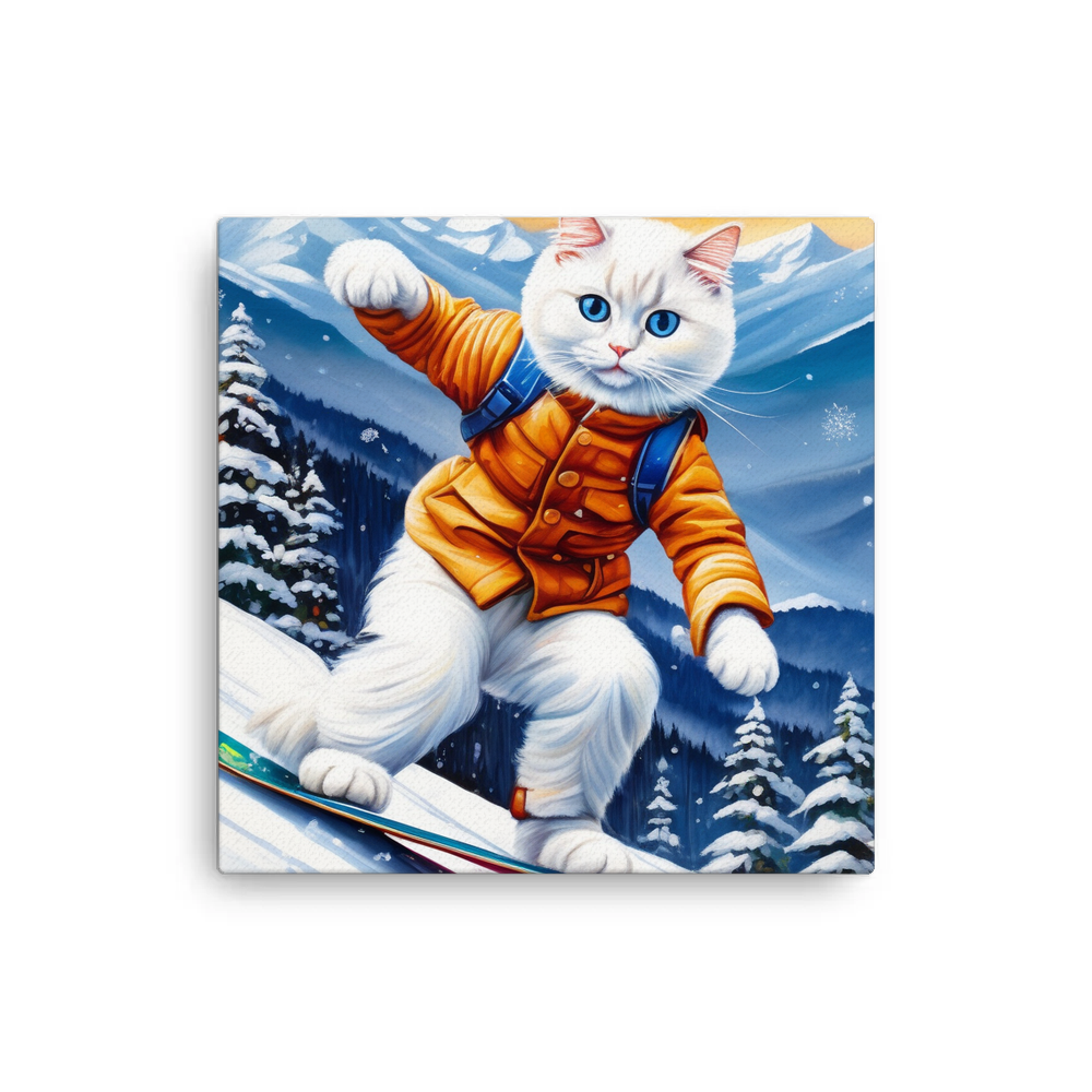 PugMug Custom White Ragdoll Cat Canvas
