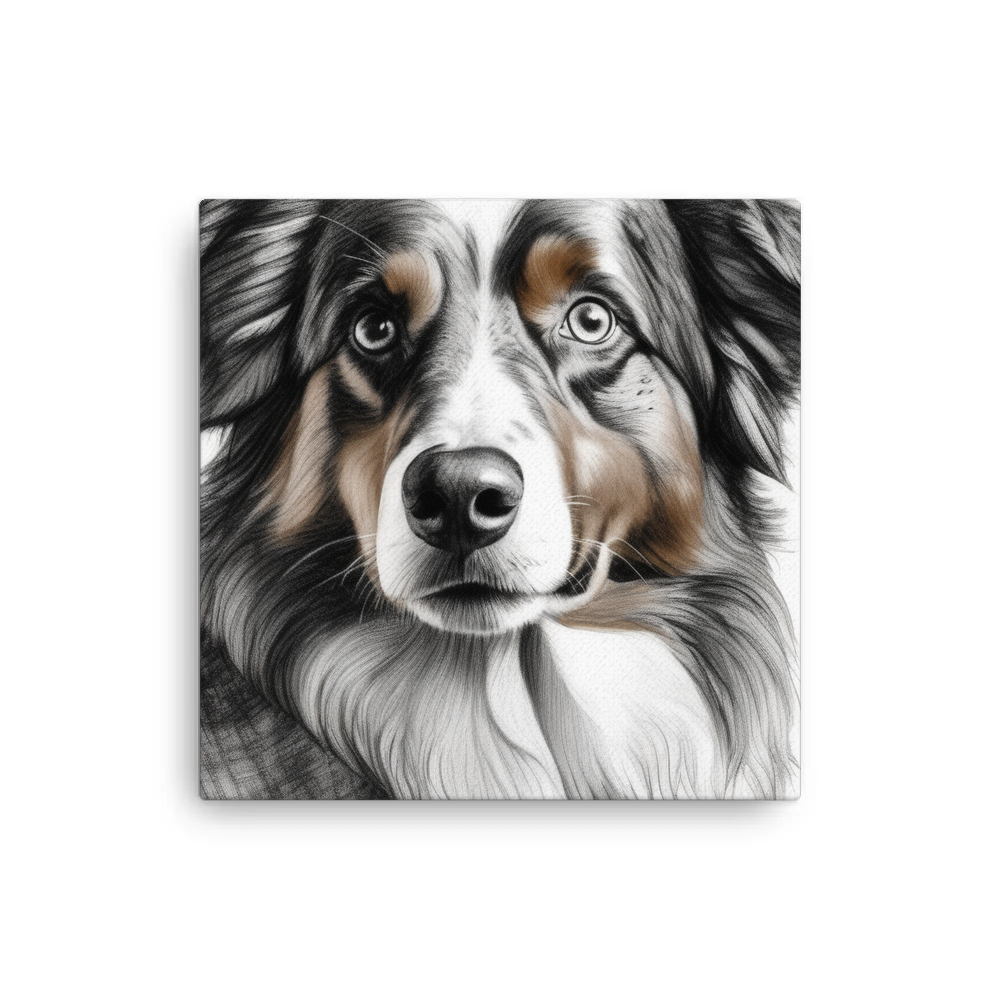 PugMug Custom Australian Shepherd Dog Canvas