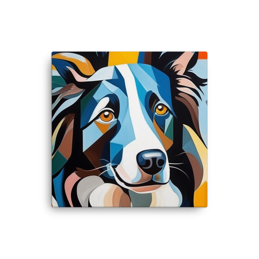 PugMug Custom Border Collie Canvas