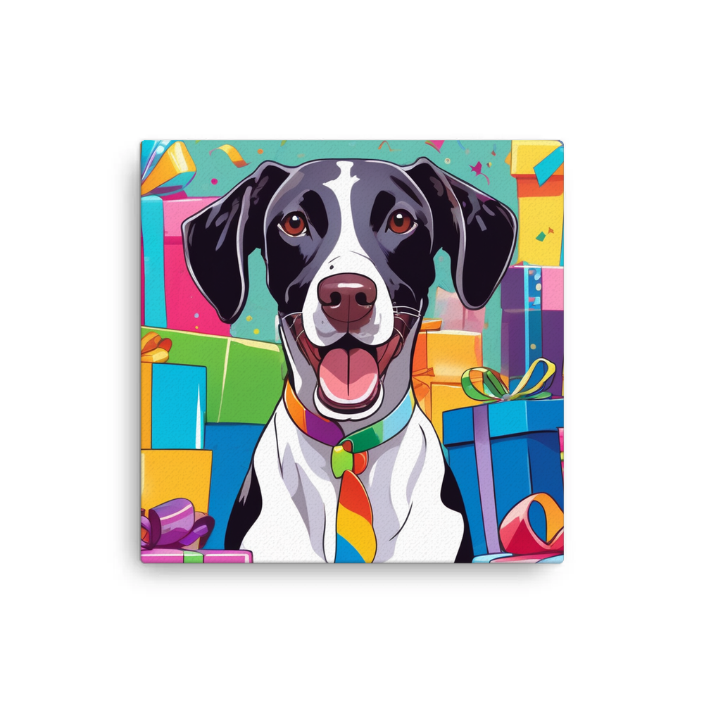 PugMug Custom Pointer Dog Canvas