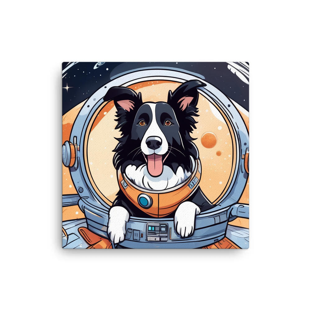 PugMug Custom Border Collie Canvas