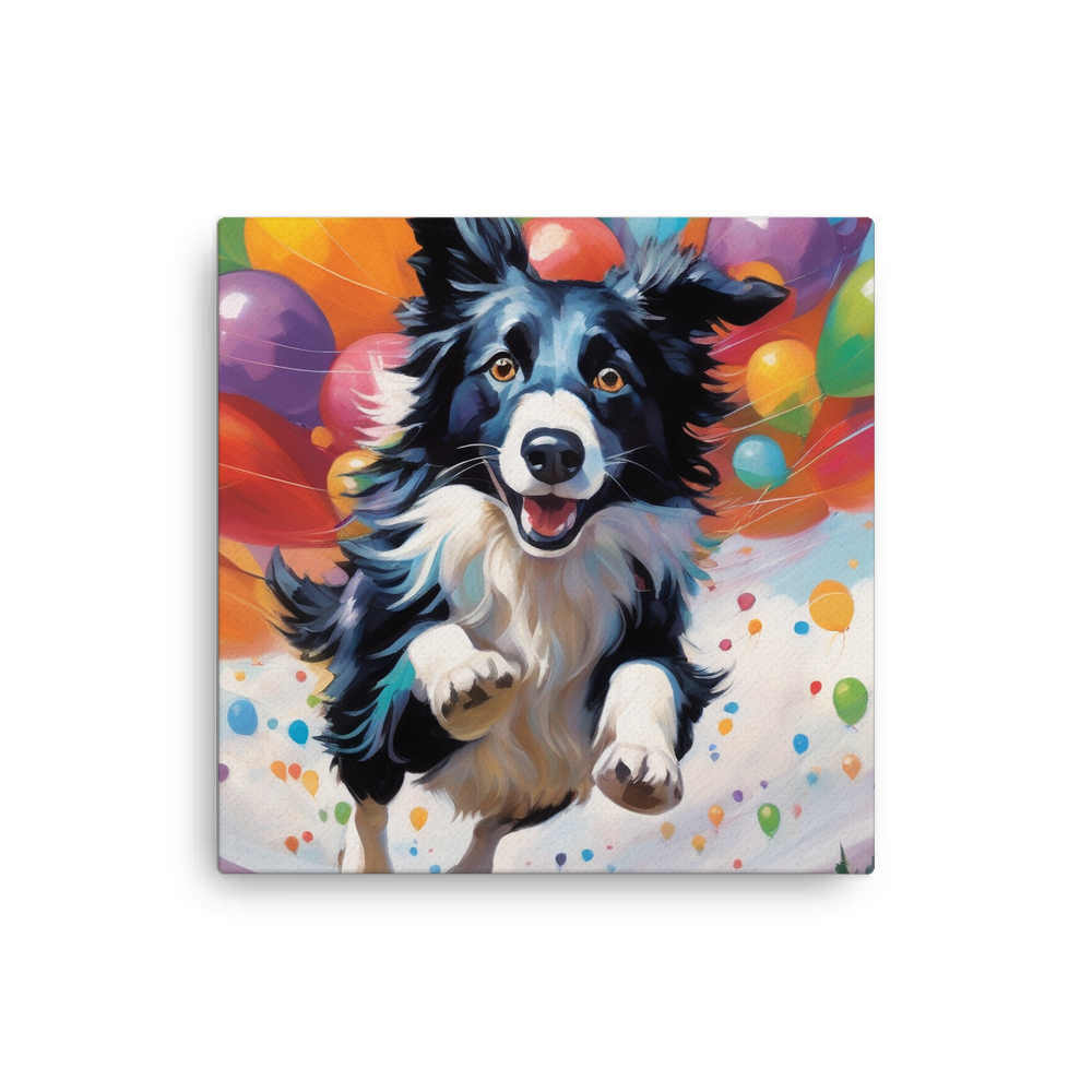 PugMug Custom Border Collie Canvas