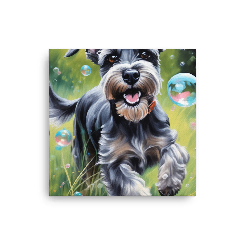 PugMug Custom Miniature Schnauzer Canvas