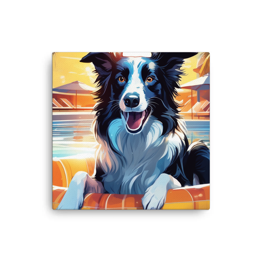PugMug Custom Border Collie Canvas