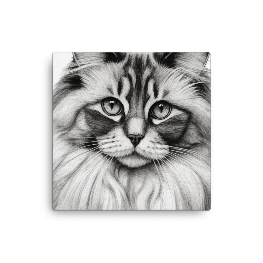 PugMug Custom Tabby Ragdoll Cat Canvas