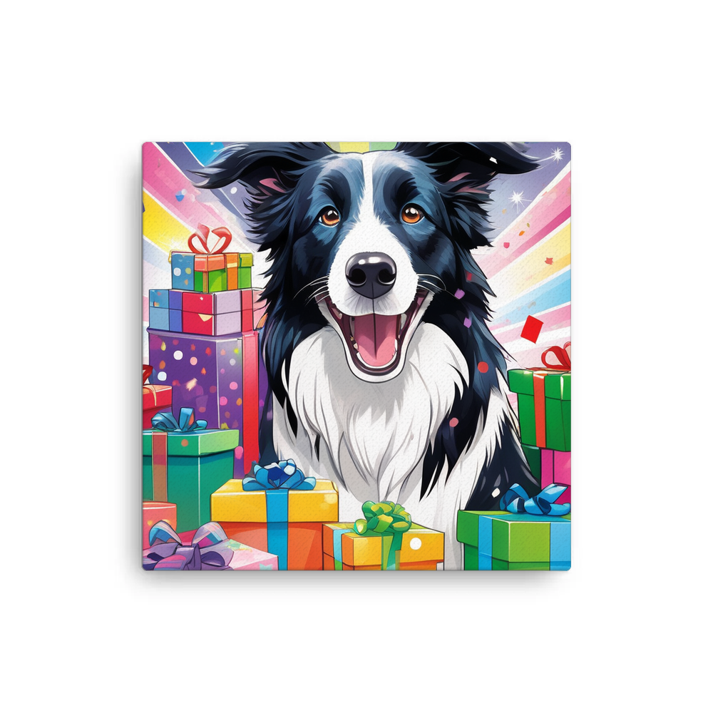 PugMug Custom Border Collie Canvas