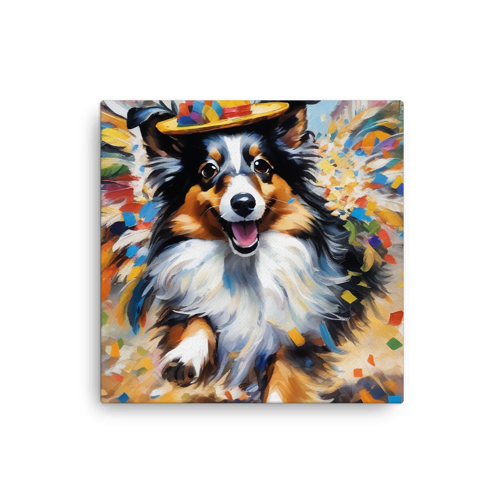 PugMug Custom Shetland Sheepdog Canvas