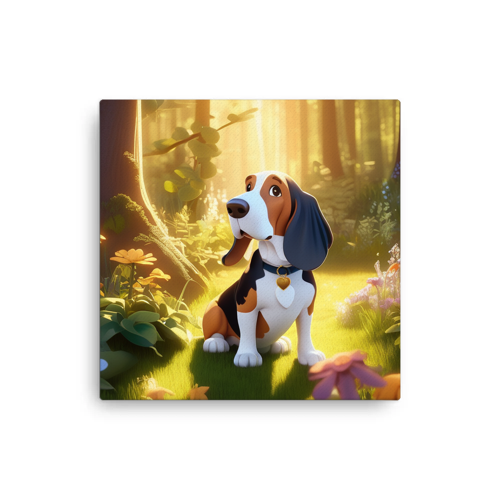 PugMug Custom Basset Hound Canvas