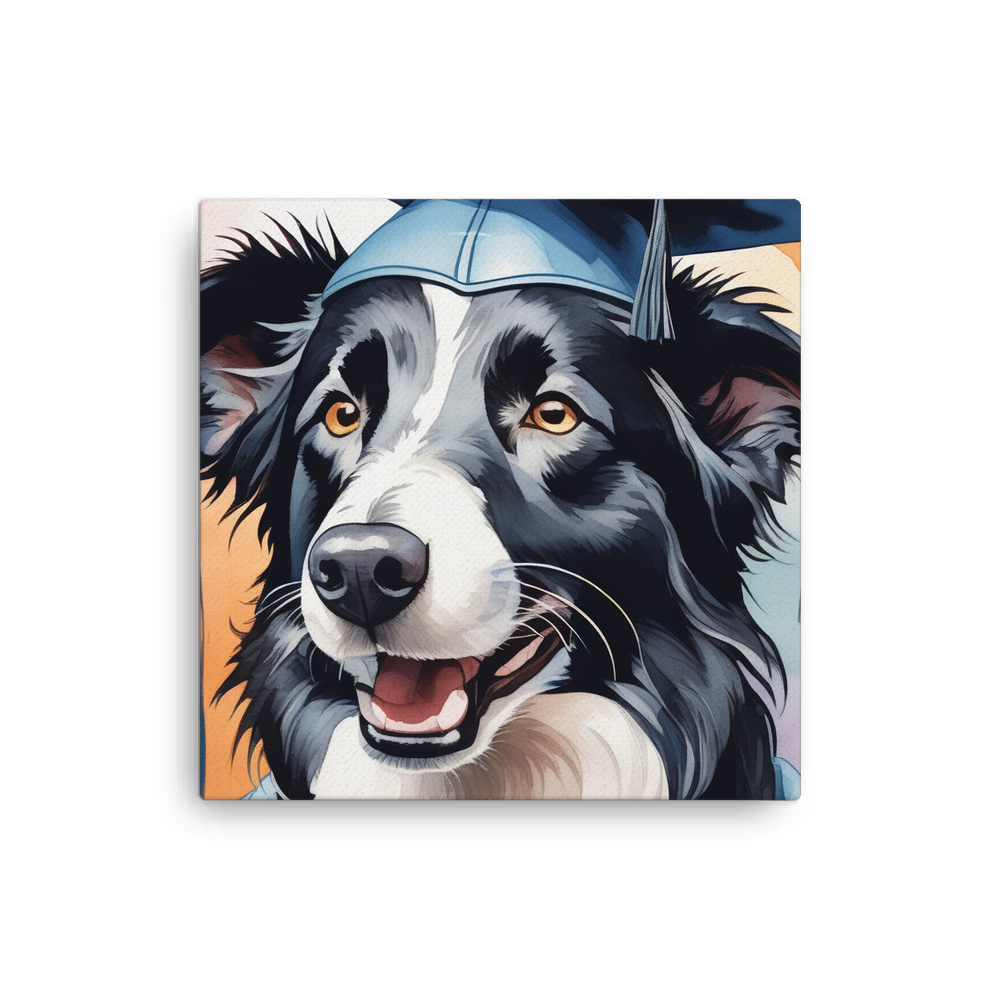 PugMug Custom Border Collie Canvas