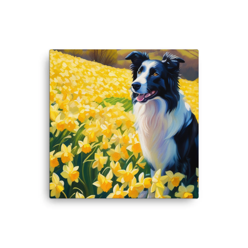 PugMug Custom Border Collie Canvas