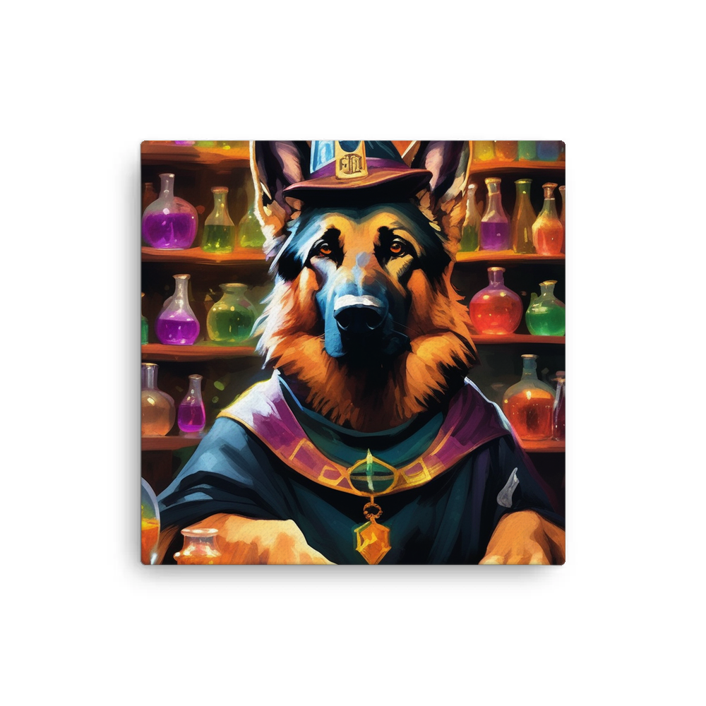 PugMug Custom German Shepherd Dog Canvas