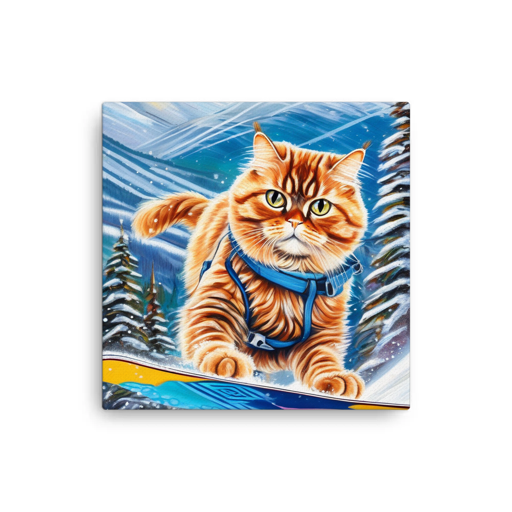 PugMug Custom Tabby Persian Cat Canvas