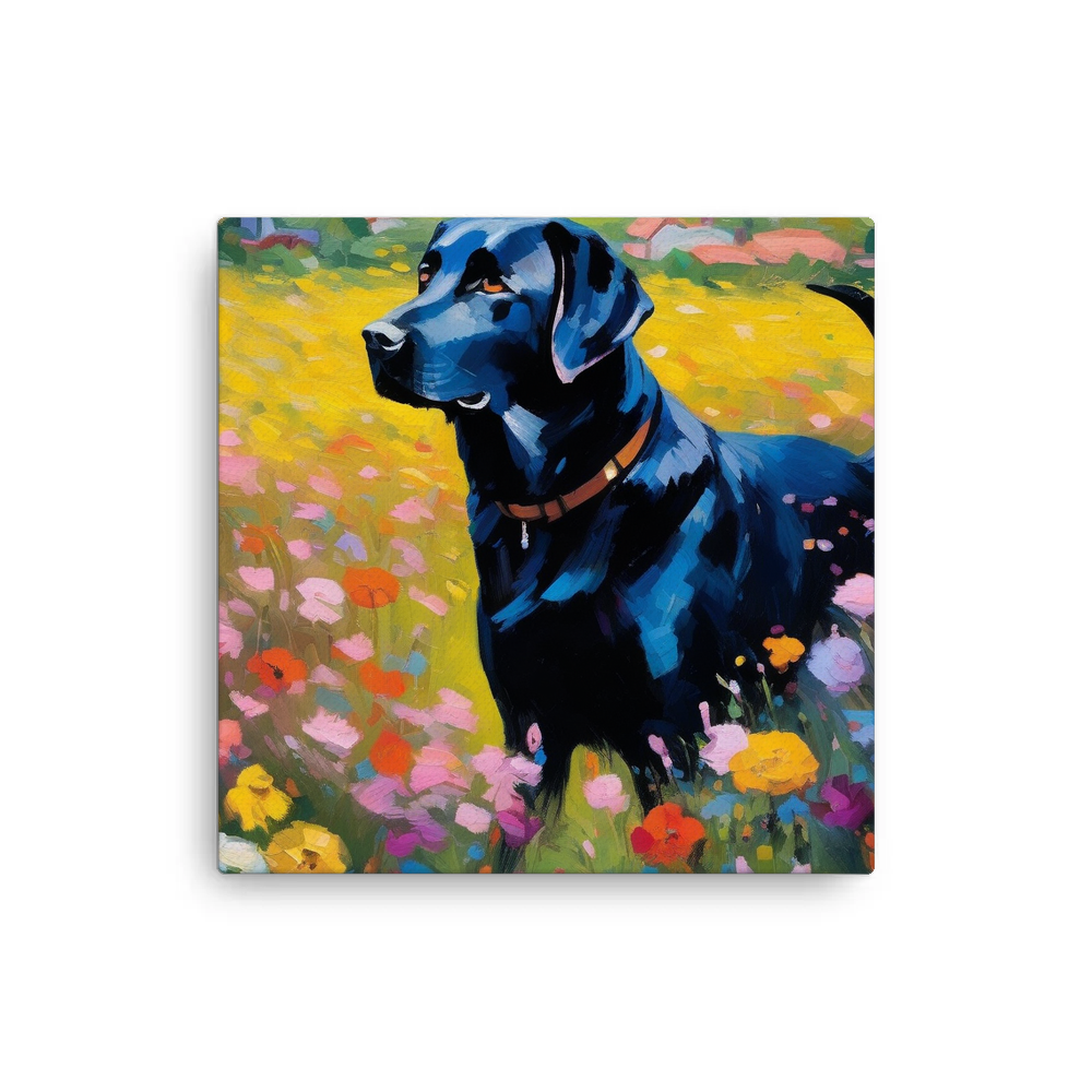 PugMug Custom Black Labrador Retriever Canvas