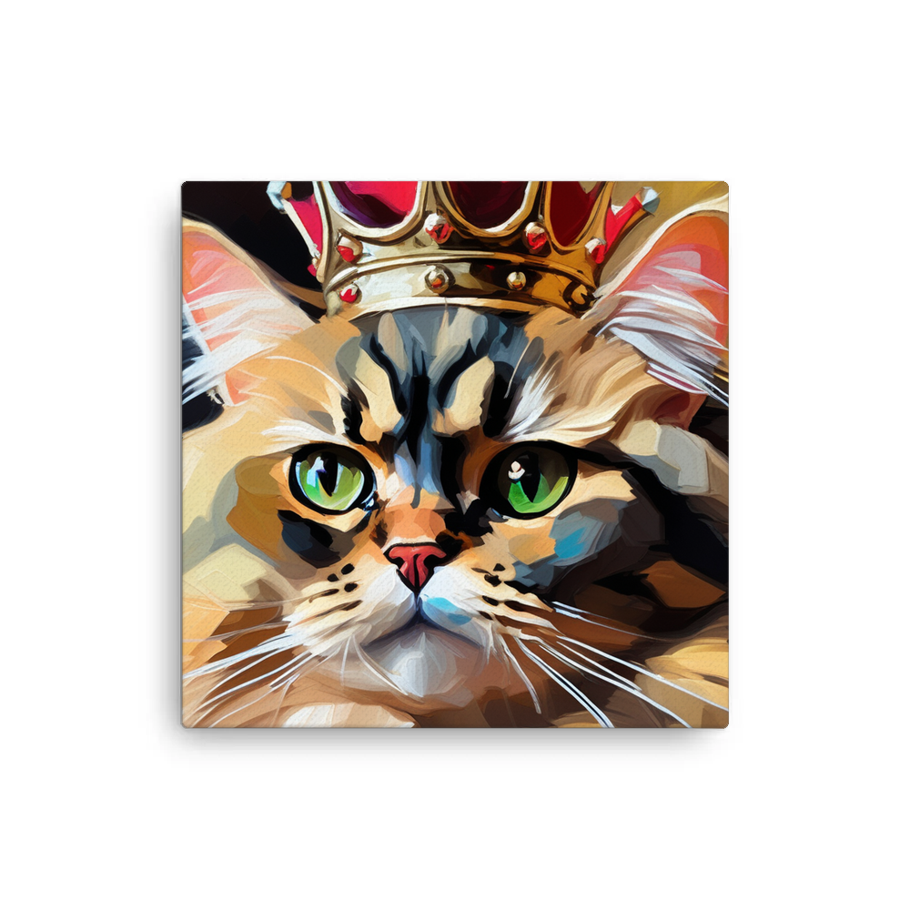 PugMug Custom Tabby Persian Cat Canvas