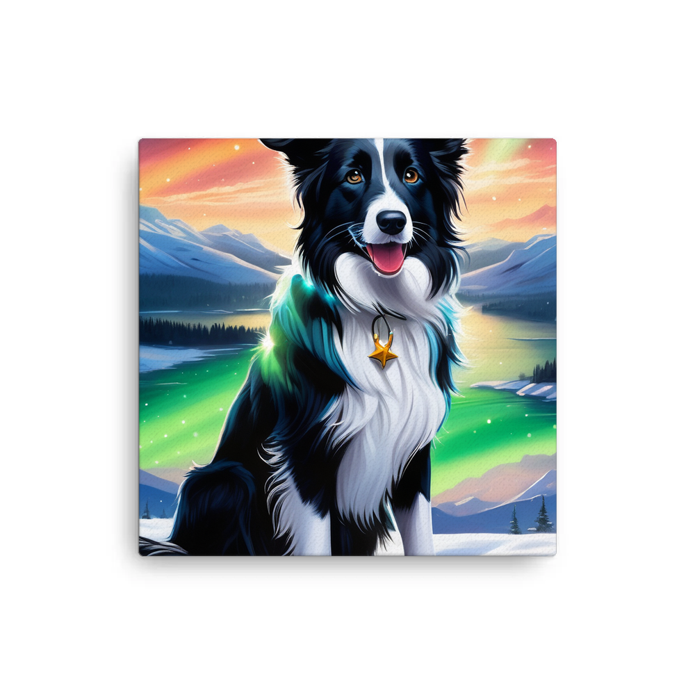 PugMug Custom Border Collie Canvas