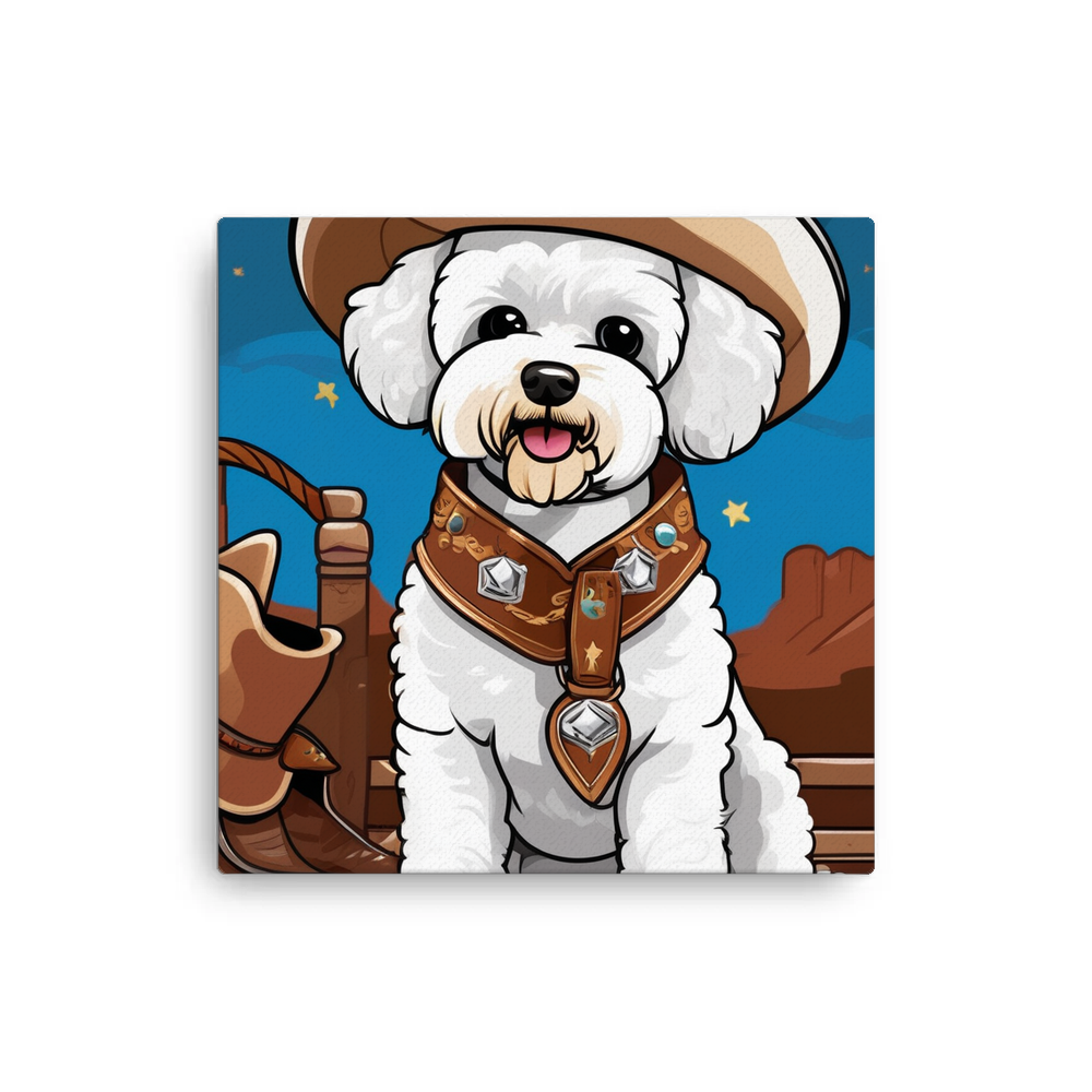 PugMug Custom Bichons Frise Canvas