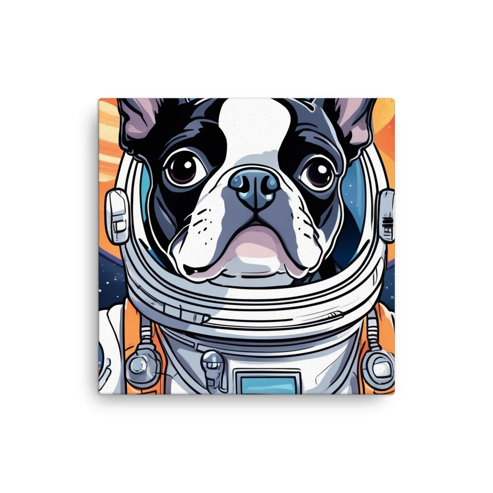 PugMug Custom Boston Terrier Canvas