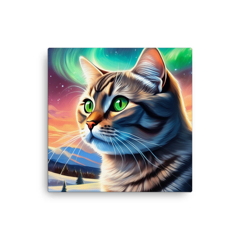 PugMug Custom Tabby British Shorthair Cat Canvas