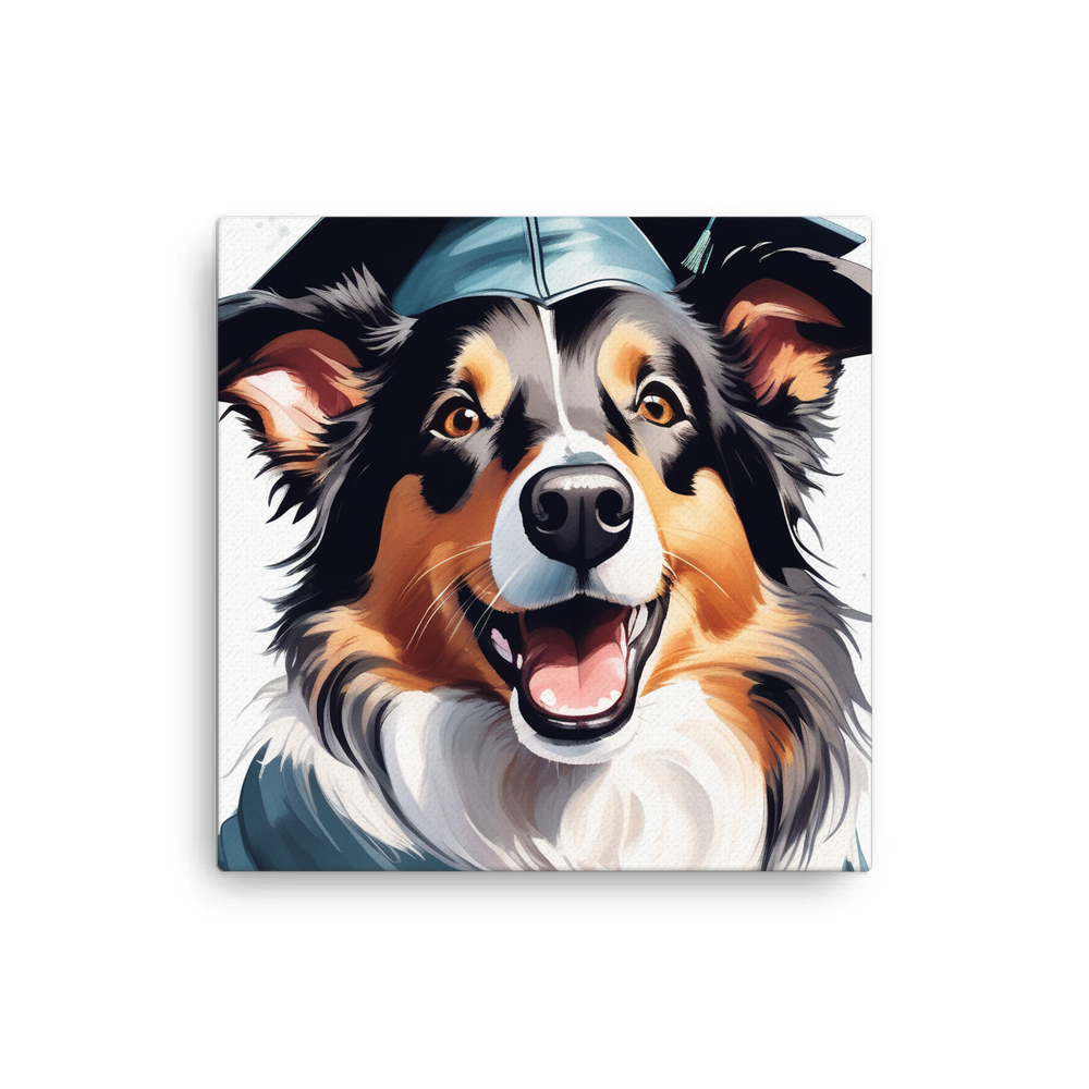 PugMug Custom Collie Canvas