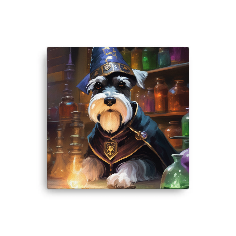 PugMug Custom Miniature Schnauzer Canvas