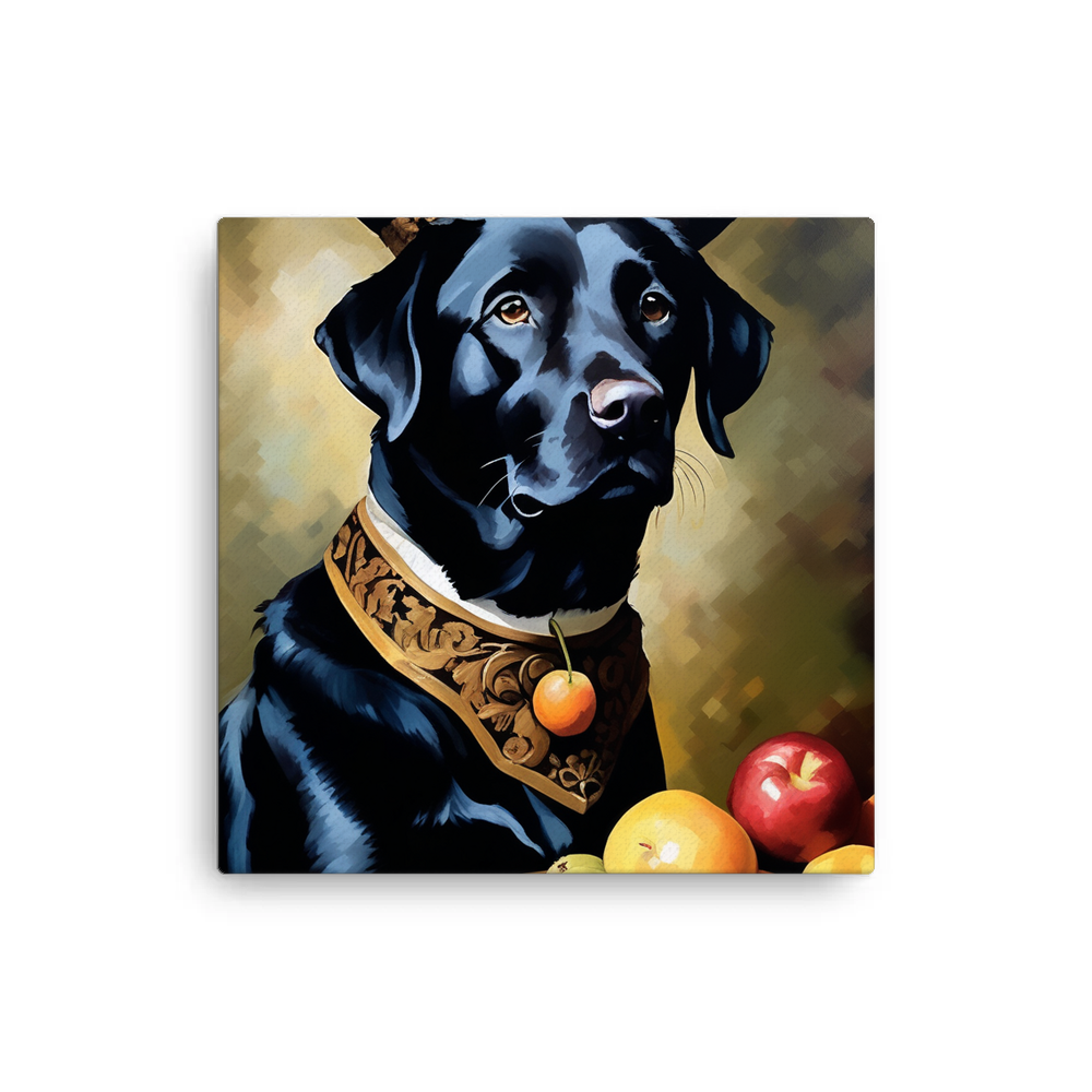 PugMug Custom Black Labrador Retriever Canvas