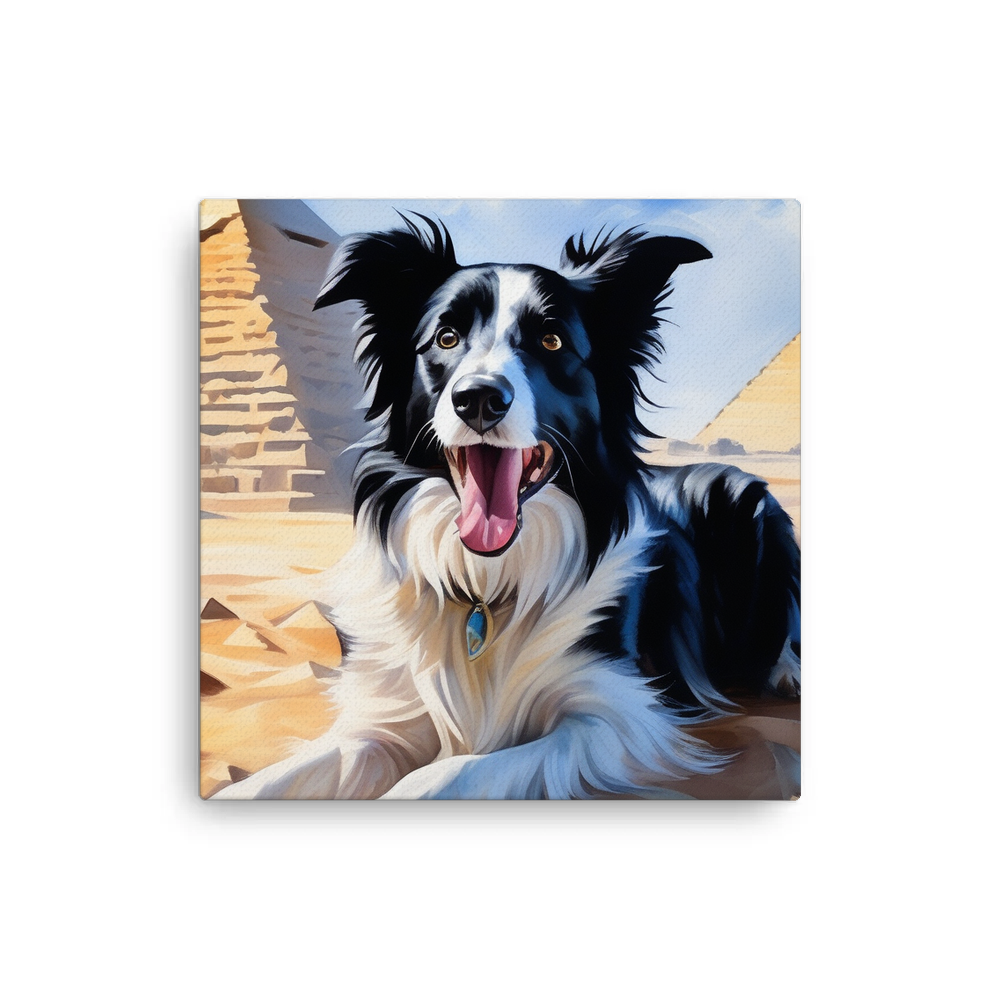 PugMug Custom Border Collie Canvas