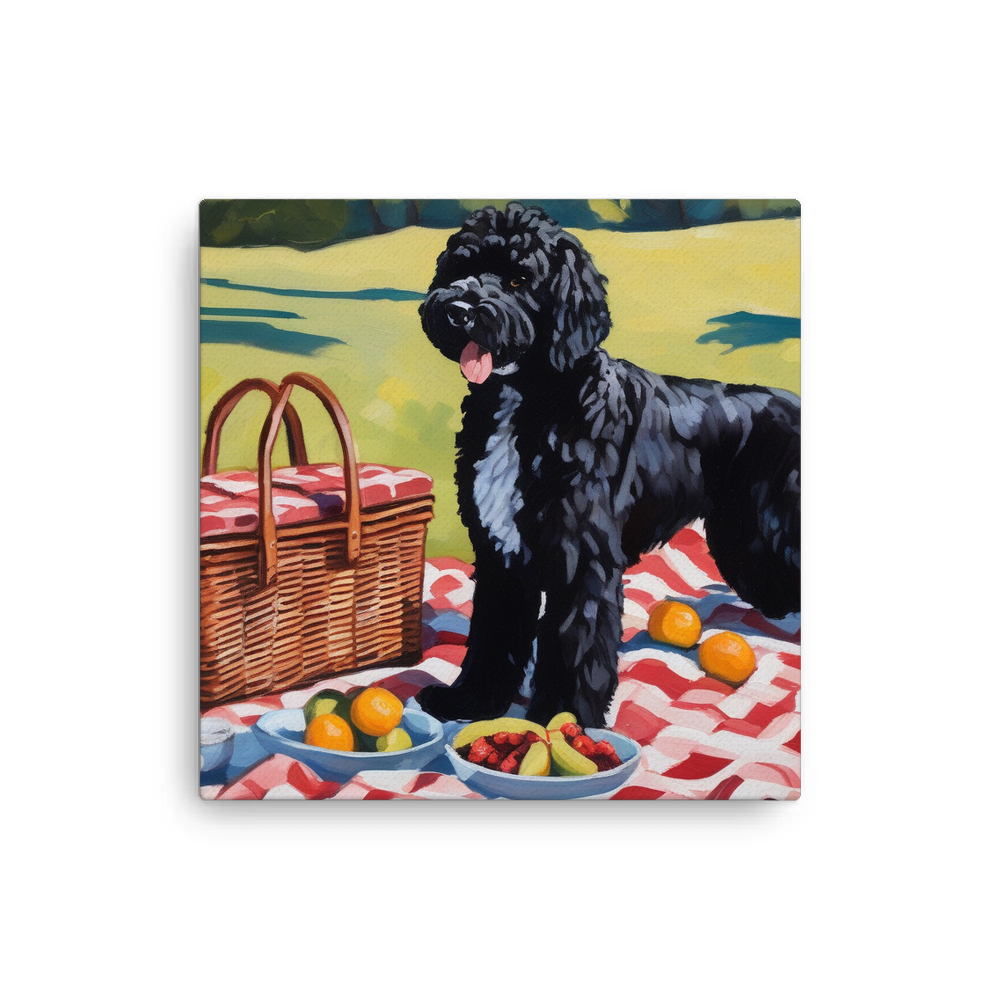 PugMug Custom Portuguese Water Dog Canvas