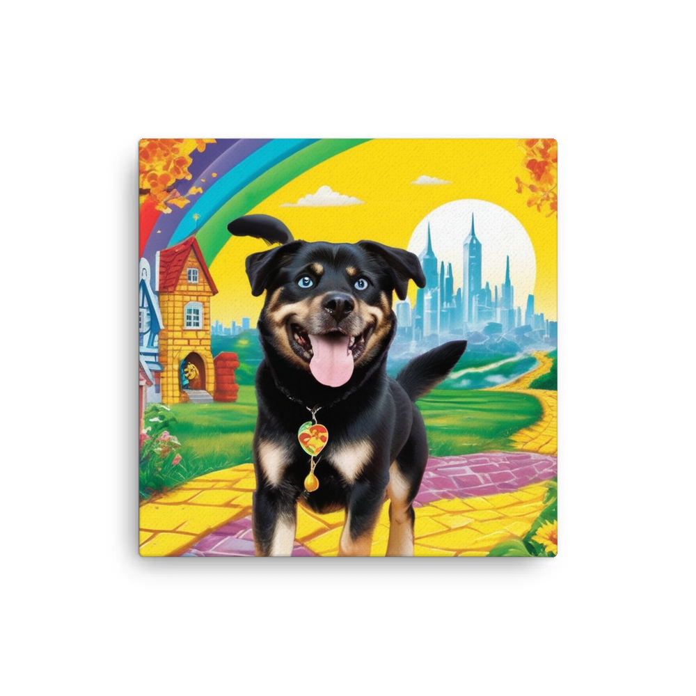 PugMug Custom Blue Canvas