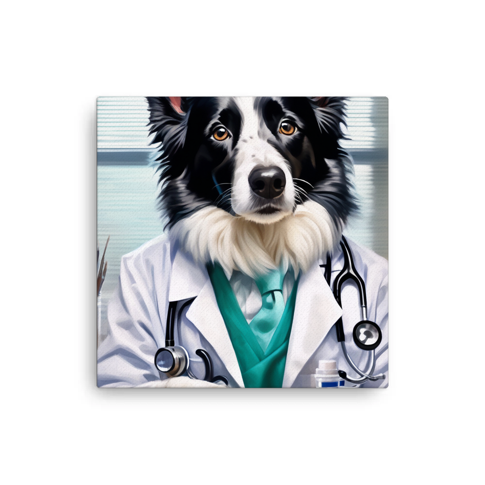 PugMug Custom Border Collie Canvas