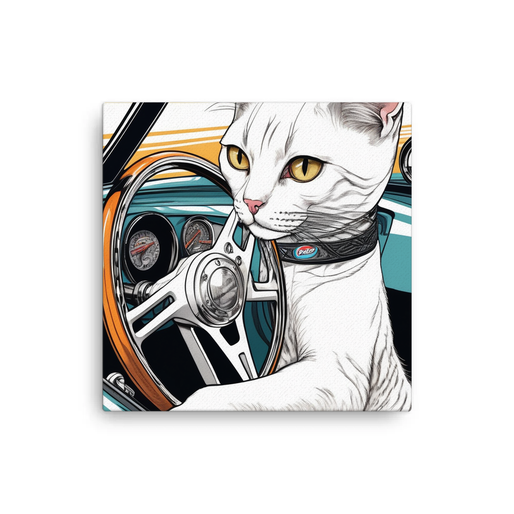 PugMug Custom White Exotic Cat Canvas