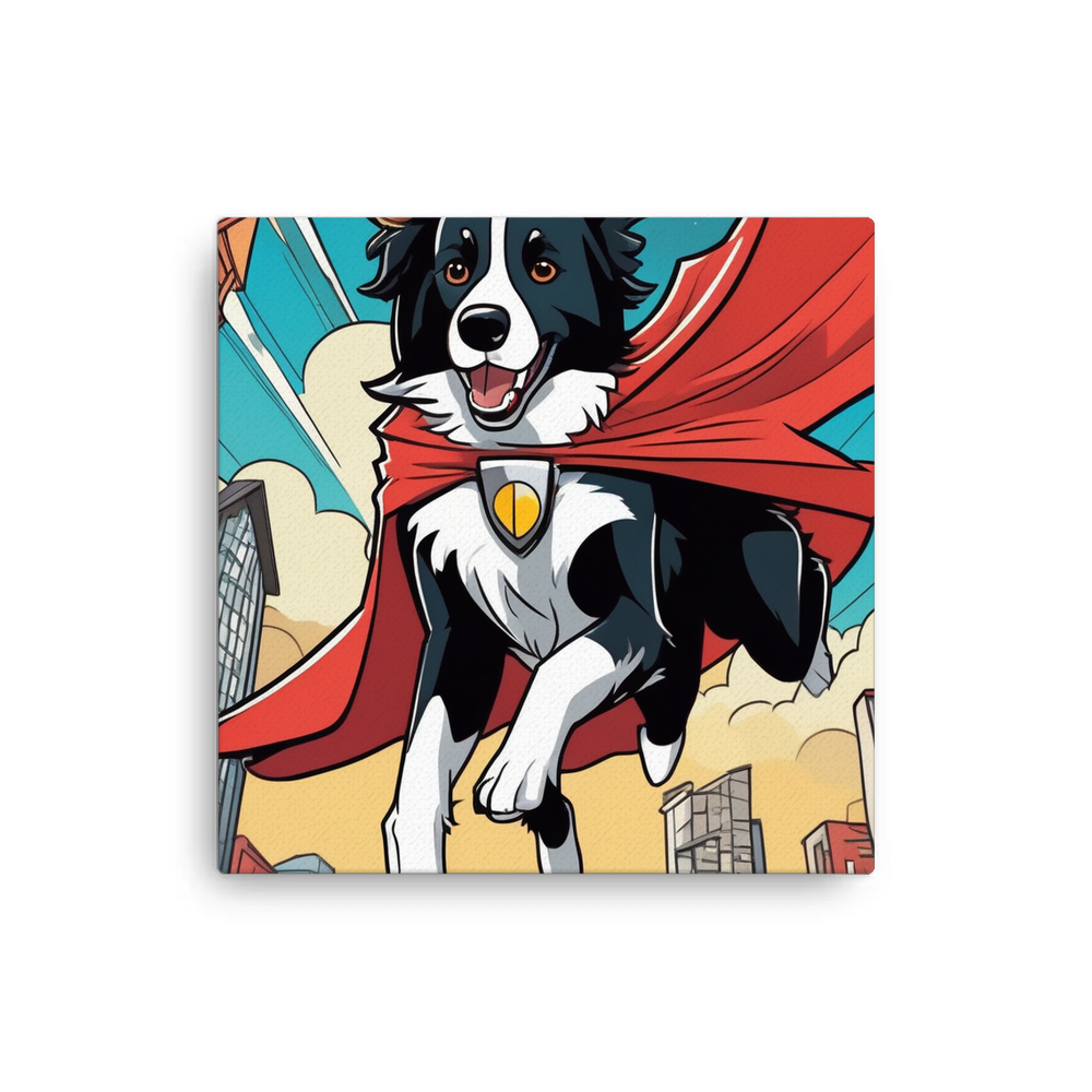 PugMug Custom Border Collie Canvas