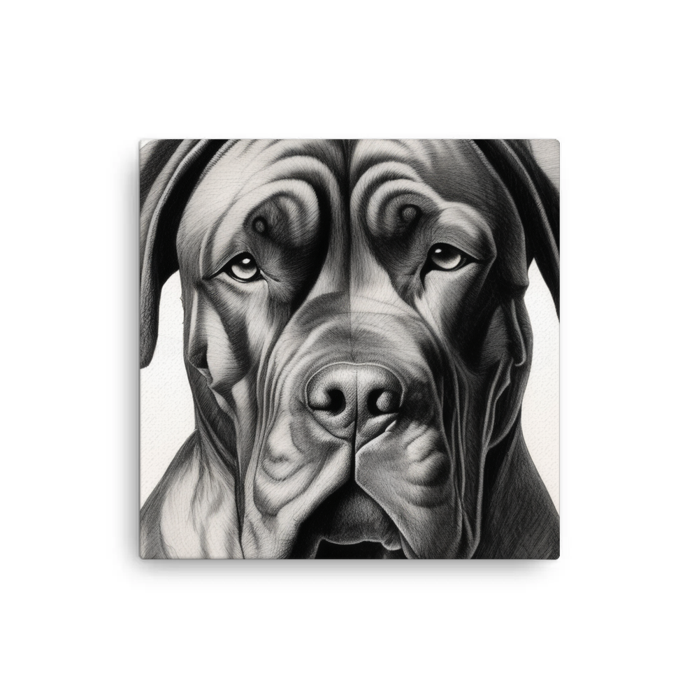 PugMug Custom Cane Corso Canvas