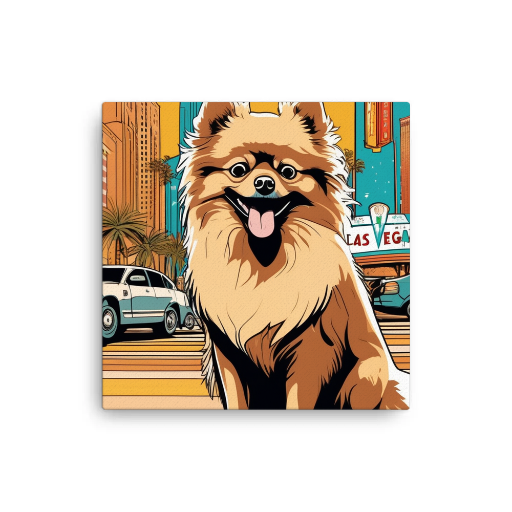 PugMug Custom Tan Pomeranian Canvas