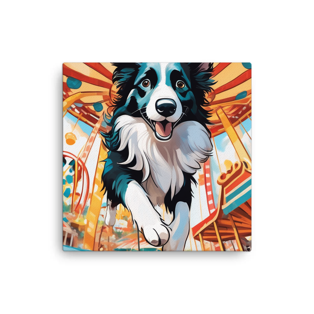 PugMug Custom Border Collie Canvas