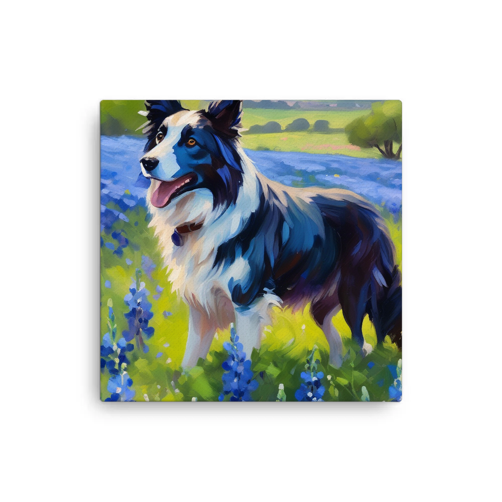 PugMug Custom Border Collie Canvas