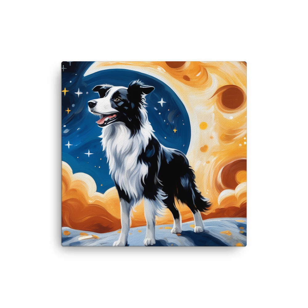 PugMug Custom Border Collie Canvas