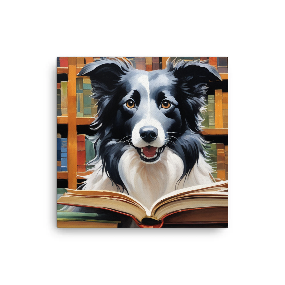 PugMug Custom Border Collie Canvas