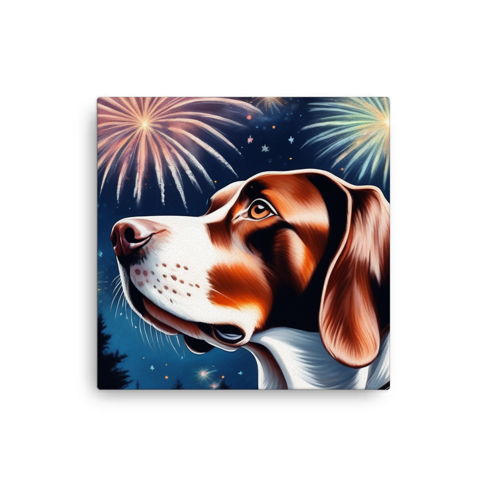 PugMug Custom Pointer Dog Canvas