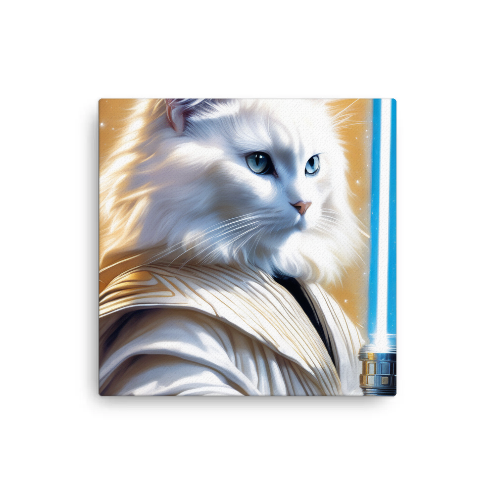 PugMug Custom White Ragdoll Cat Canvas